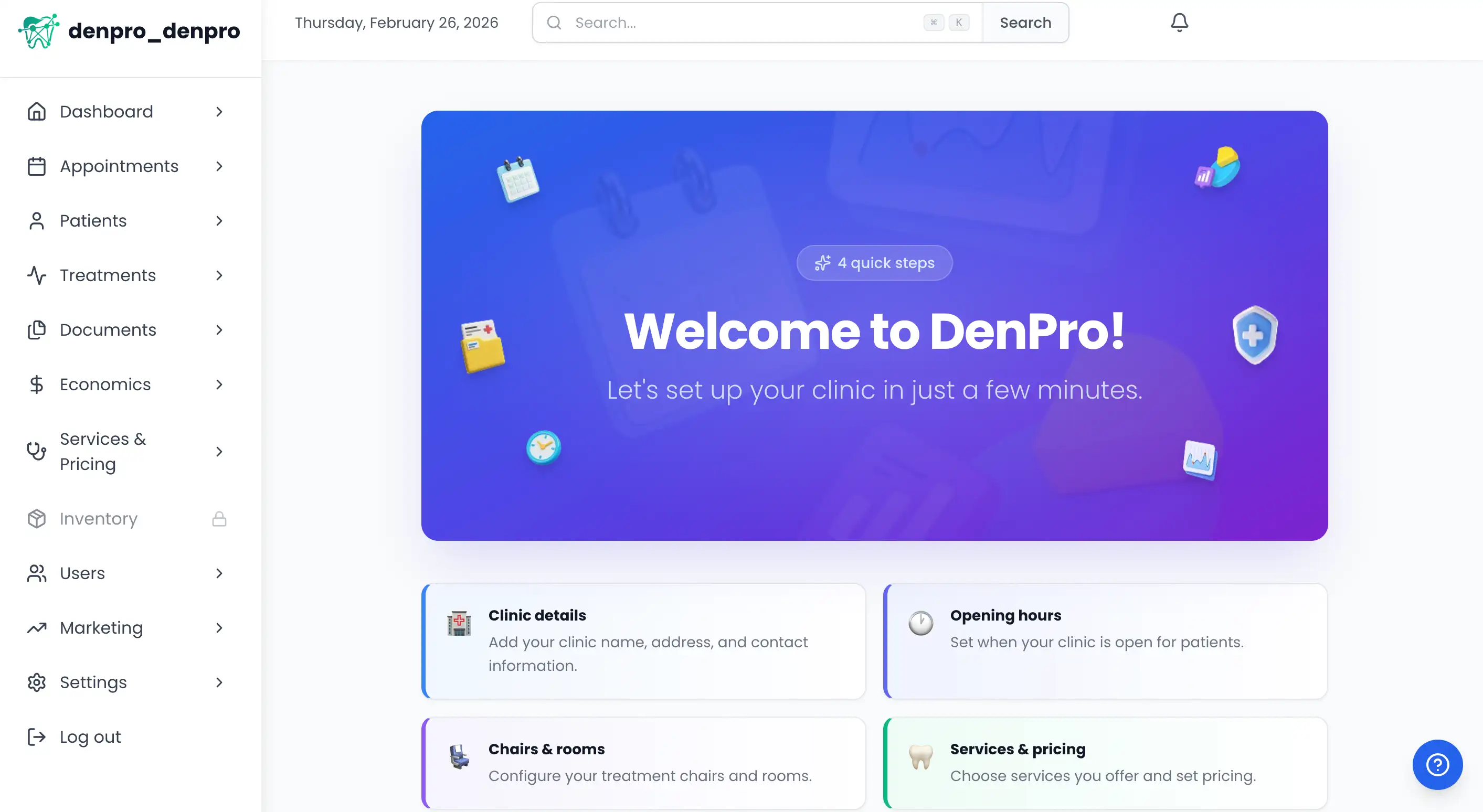 Configuración Inicial